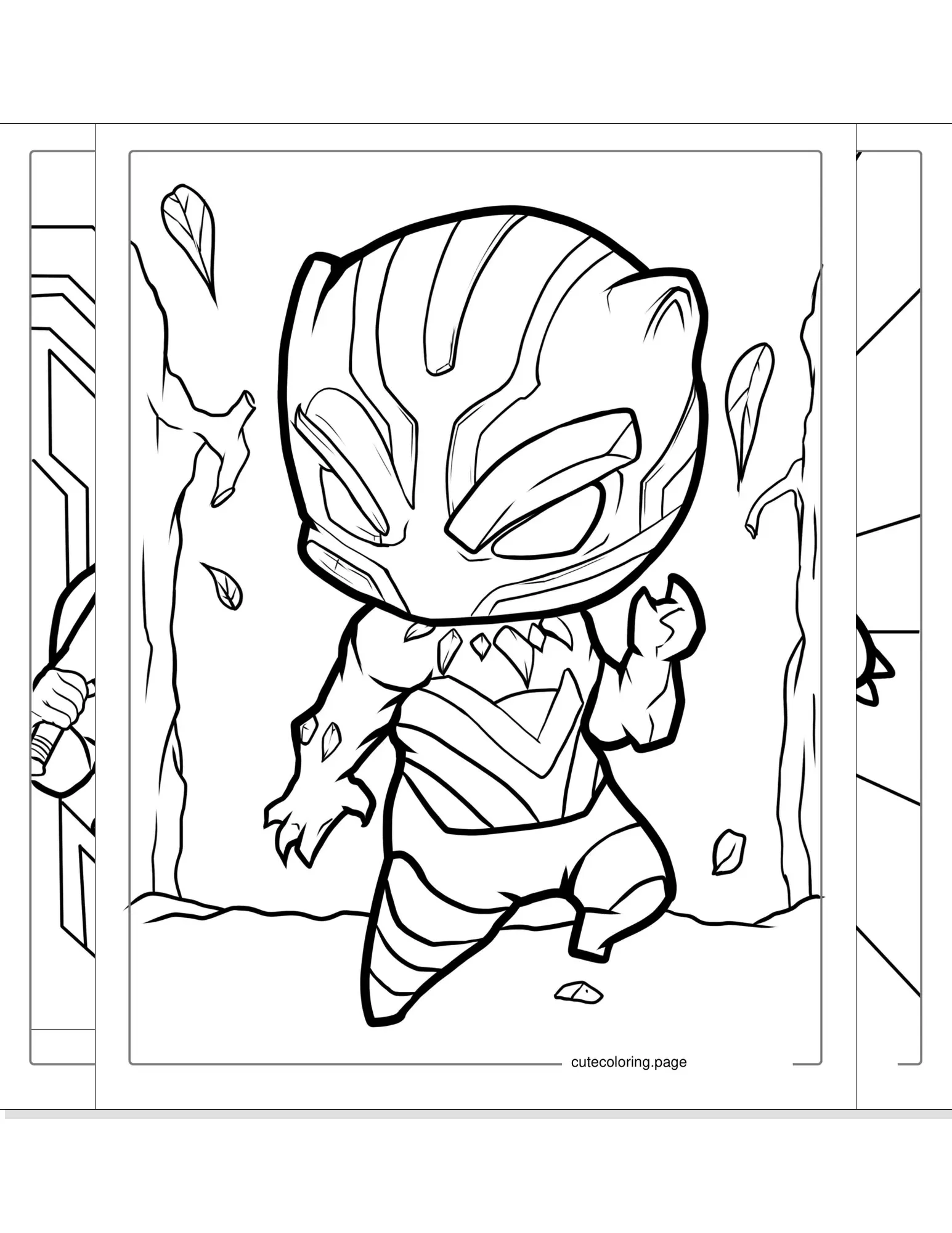 black panther coloring pages coloring page