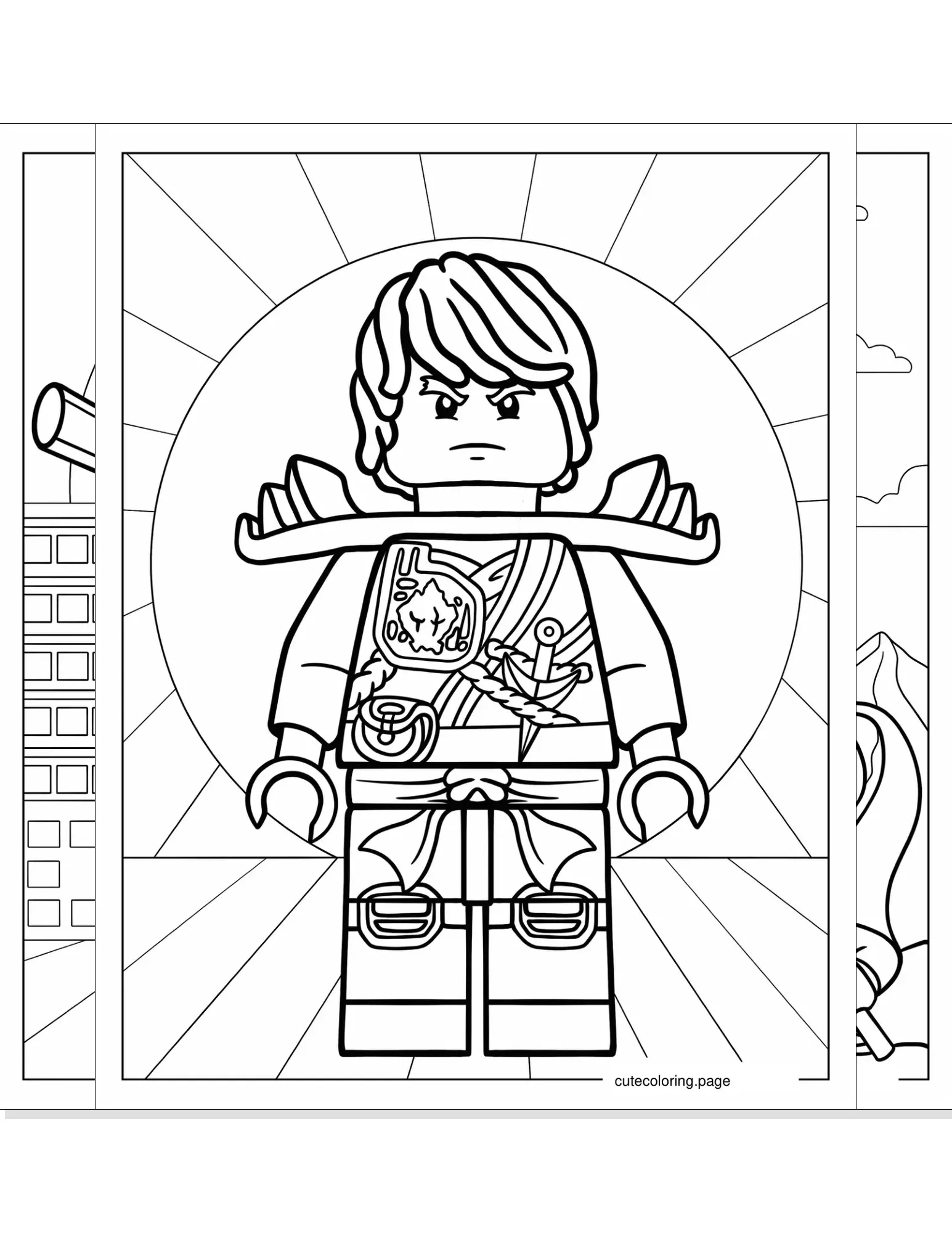 lego ninjago coloring pages coloring page