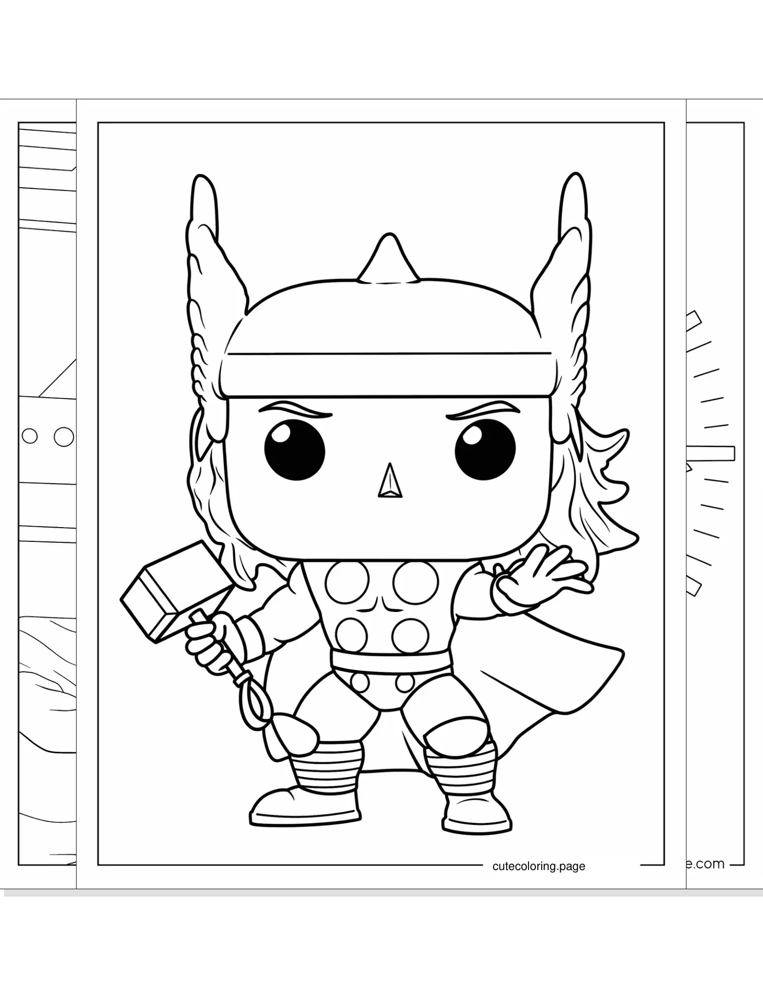 thor coloring pages coloring page